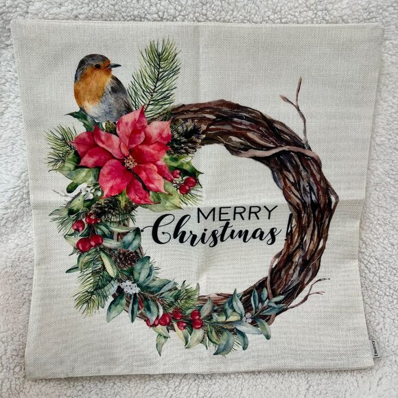 Three (3) Beautiful Holiday Pillow Covers - Picture 5 of 16